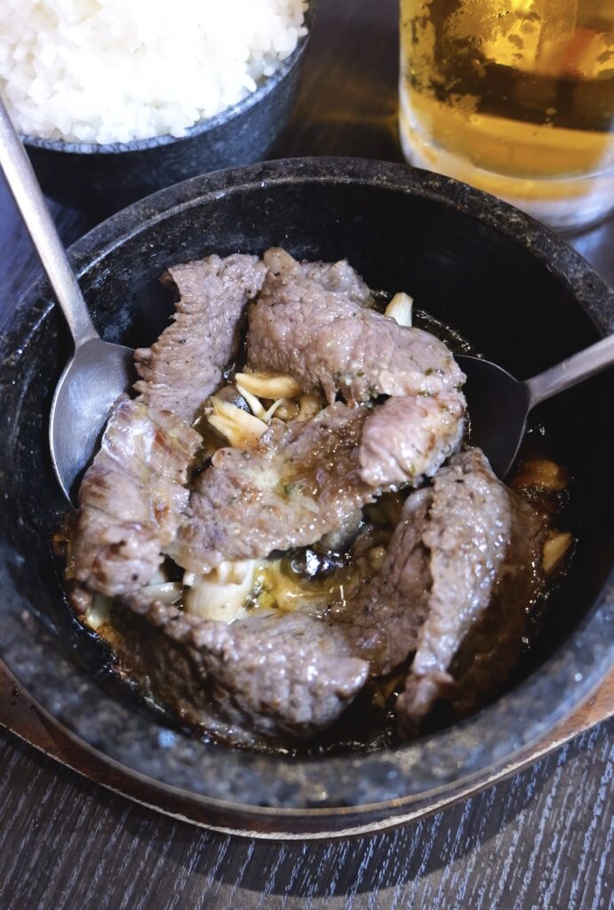 豪気 南鴨宮店のカルビガリバタ温泉
